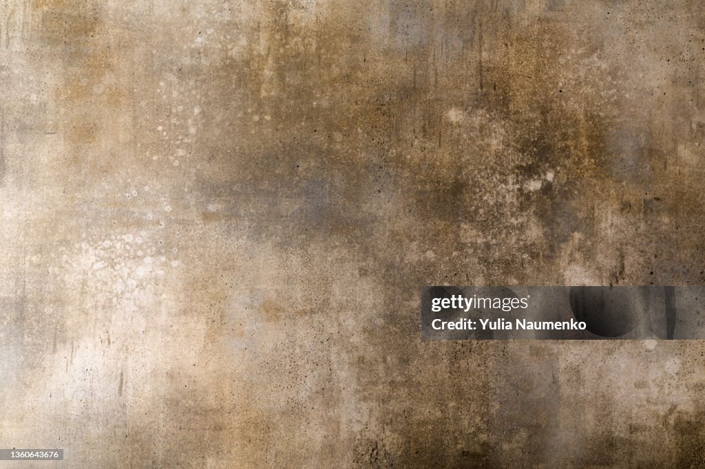 The texture of the old concrete wall for the background. Full frame.