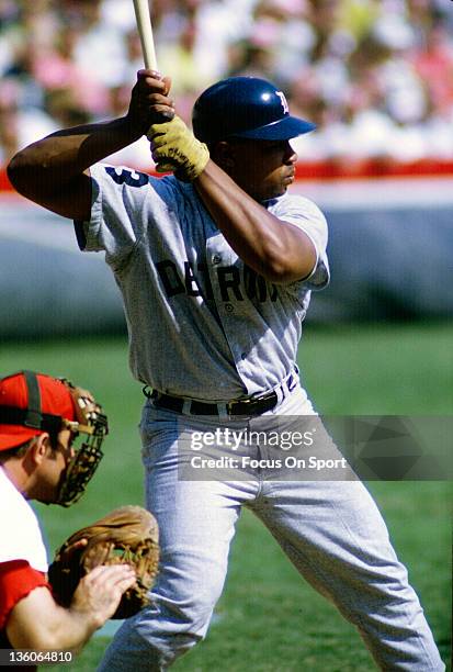 Willie Horton of the Detroit Tiger bats during an Major League Baseball game circa 1968. Horton played for the Tigers from 1963 - 77.