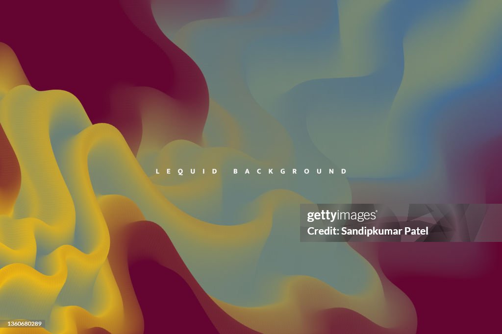 Abstract Flow Design Abstract Design Template With 3d Flow Shapes High-Res Vector Graphic ...