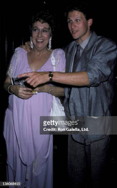 Actress Jean Stapleton and son John Putch attend the opening party for "Arsenic and Old Lace" on June 26, 1986 at Sardi's Resttaurant in New York...