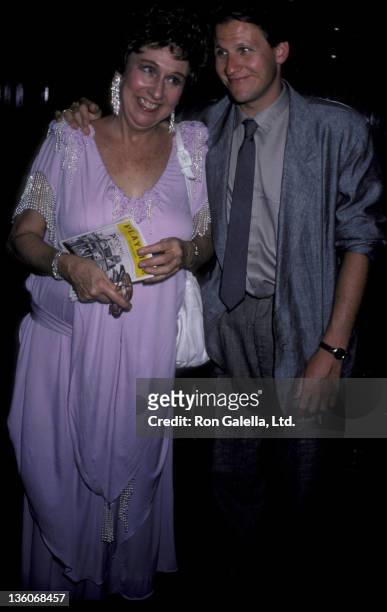 Actress Jean Stapleton and son John Putch attend the opening party for "Arsenic and Old Lace" on June 26, 1986 at Sardi's Resttaurant in New York...