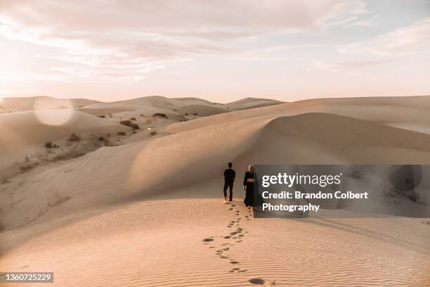 walking together - desert bildbanksfoton och bilder