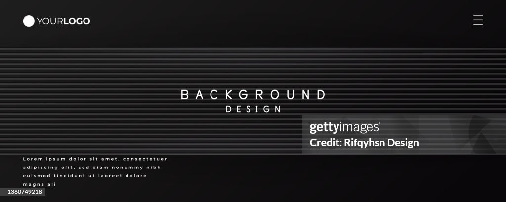 Abstract Dark Black Line Pattern Background High-Res Vector Graphic ...
