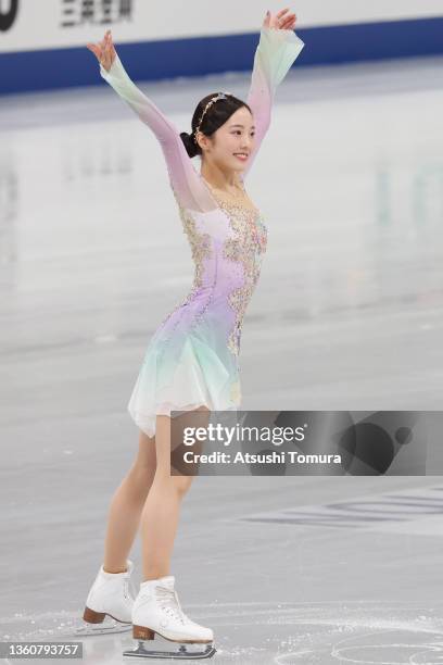 Marin Honda of Japan competes in the Women's Free Skating during day three of the 90th All Japan Figure Skating Championships at Saitama Super Arena...