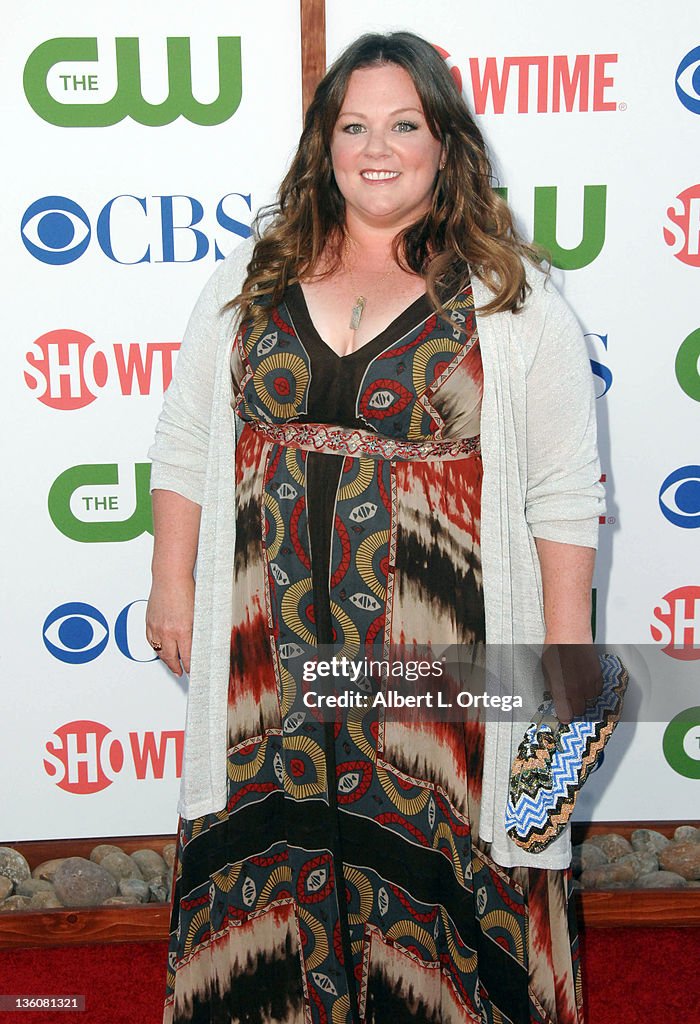 CBS,The CW And Showtime TCA Party - Arrivals
