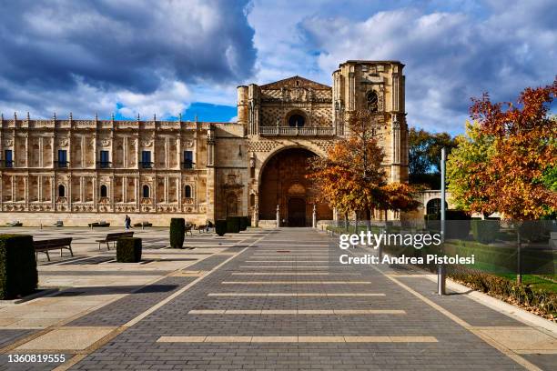 convento de san marcos, leon, castilla y leon, spain - castilla leon stock-fotos und bilder