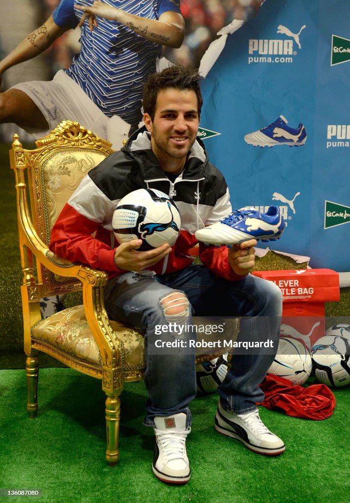 Cesc Fabregas Presents New Puma PowerCat 1.12 in Barcelona