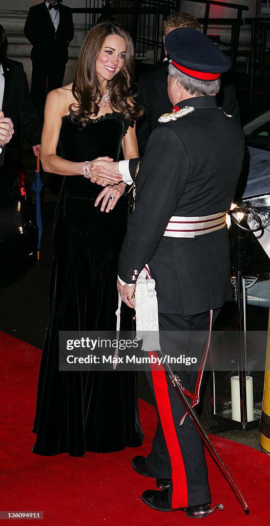 The Duke And Duchess of Cambridge Attend The Sun Military Awards 2011