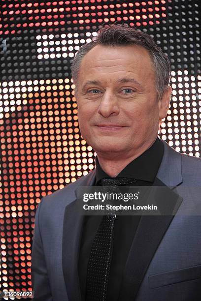 Actor Michael Nyqvist attends the "Mission: Impossible - Ghost Protocol" U.S. Premiere at the Ziegfeld Theatre on December 19, 2011 in New York City.