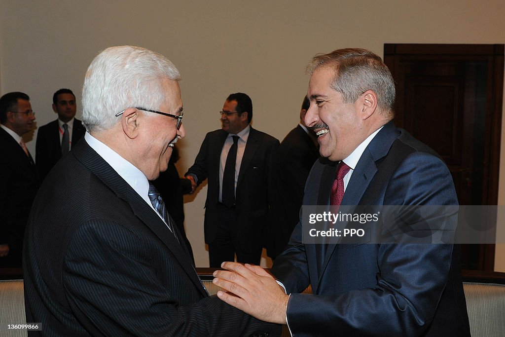 Palestinian President Abbas Meets With Jordanian Foreign Minister Judeh