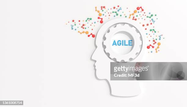 agile thinking - agile business stockfoto's en -beelden
