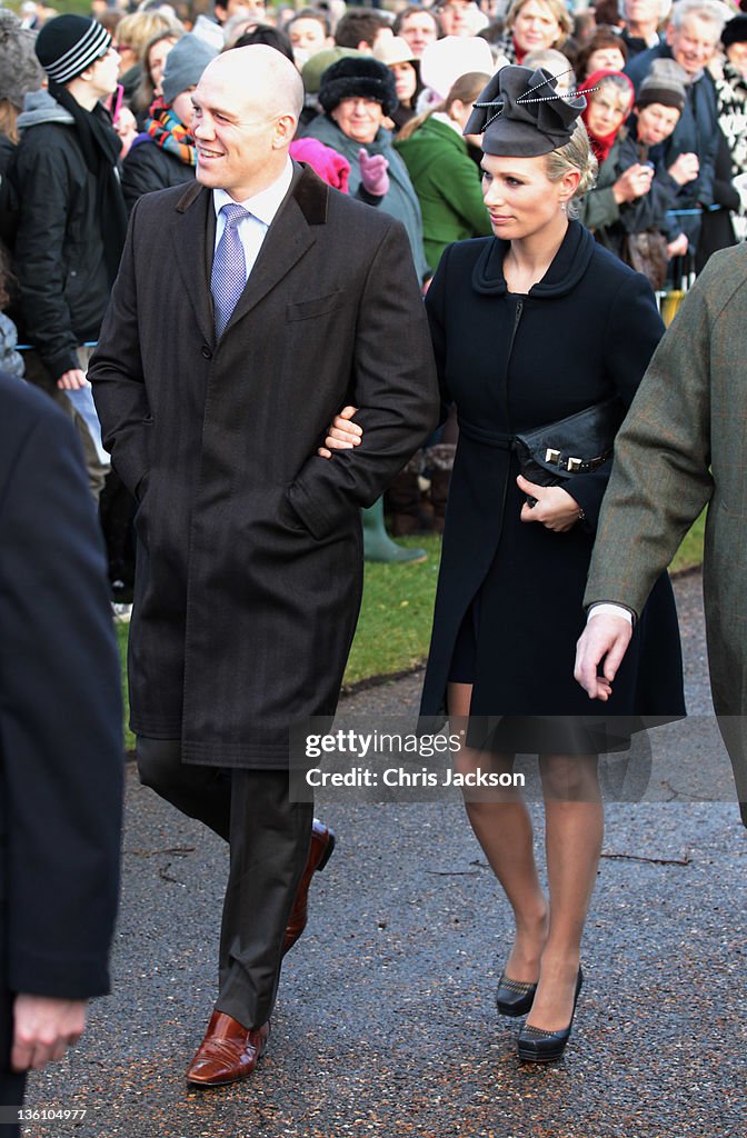 British Royals Attend Christmas Day Service At Sandringham