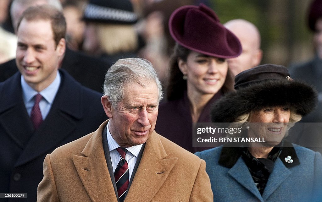 Britain's Prince Charles (2ndL) and Cami