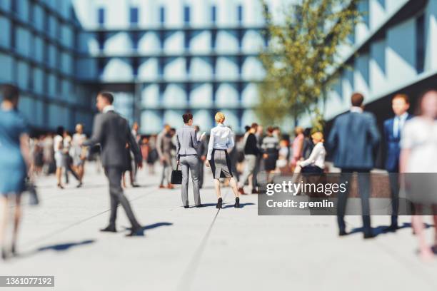 group of business people in the office park - office park stock pictures, royalty-free photos & images