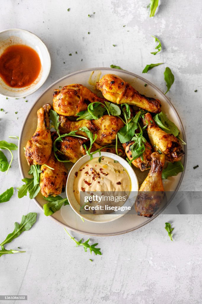 Harissa drumsticks