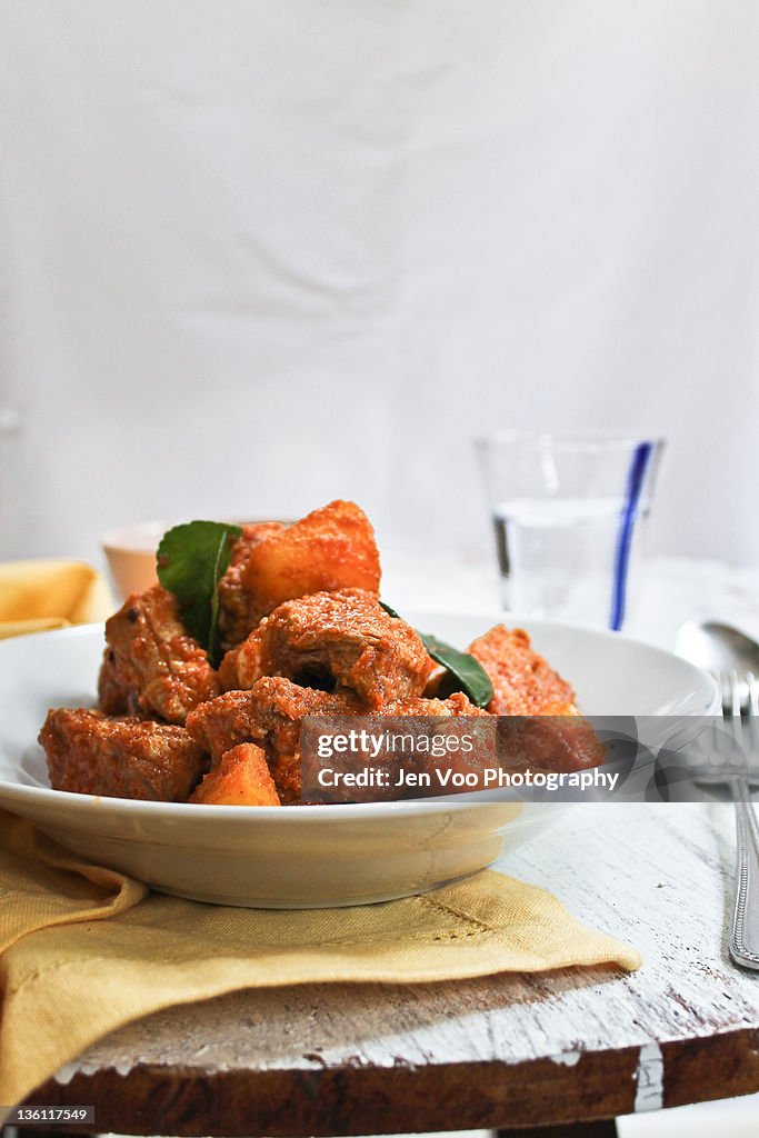 Malaysian Nyonya Curry Kari Kapitan Spareribs