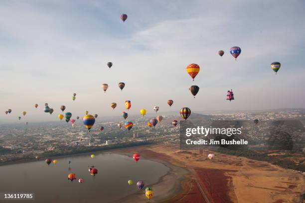 festival del globo, leon mx - león mexiko stock-fotos und bilder