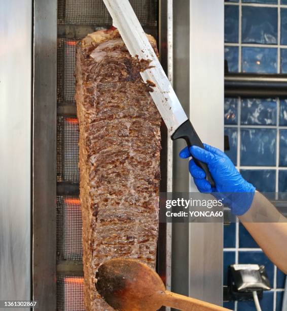 döner kebab - kebab stock-fotos und bilder
