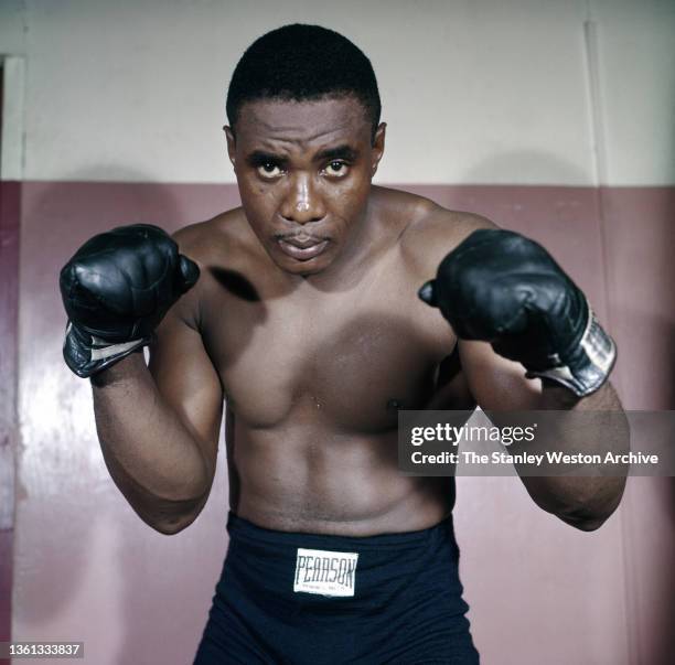 Charles L. "Sonny" Liston poses for a portrait, on October 01, 1954 in Philadelphia, Pennsylvania.