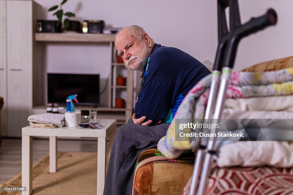 Anziano fisicamente disabile, in casa di cura