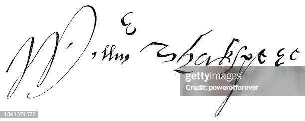 william shakespeare’s signature/autograph - 17th century - william shakespeare 幅插畫檔、美工圖案、卡通及圖標