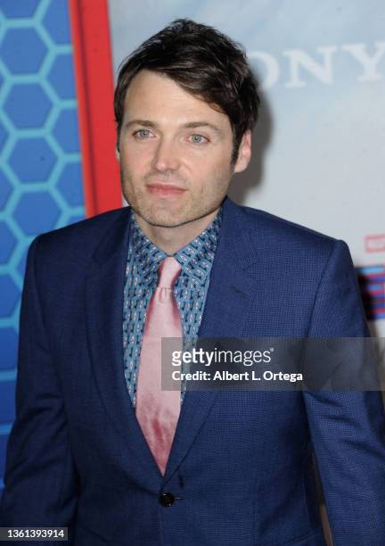 Seth Gabel attends Sony Pictures' "Spider-Man: No Way Home" Los Angeles Premiere held at The Regency Village Theatre on December 13, 2021 in Los...