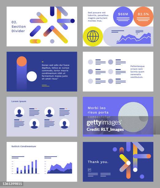 presentation design template with abstract geometric connection graphics - powerpoint template 幅插畫檔、美工圖案、卡通及圖標
