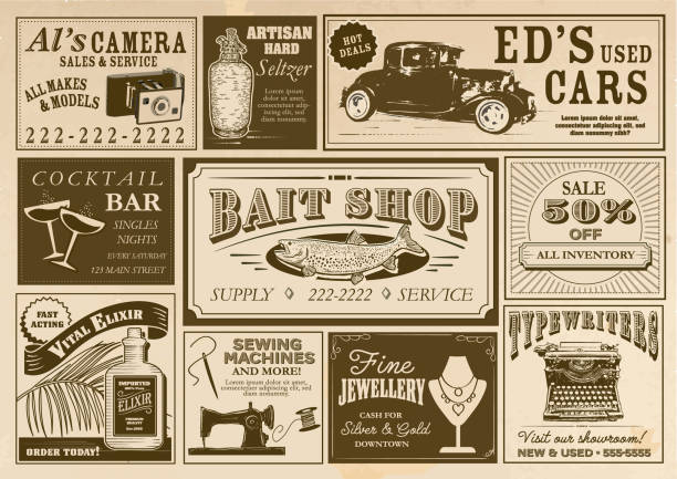Old Layout 5,139 Old Newspaper Layout High Res Vector Graphics - Getty Images