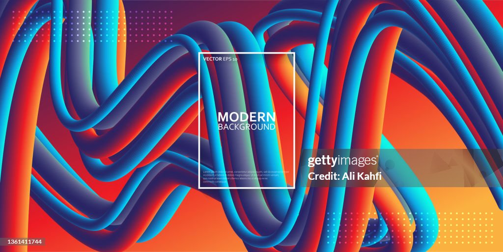 Abstract Modern Liquid background