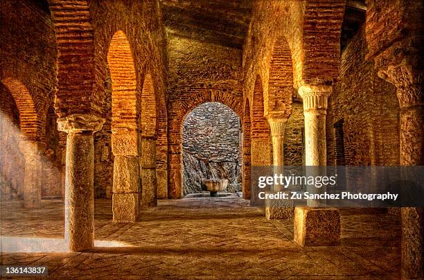 ruin of old mosque - huelva province stock pictures, royalty-free photos & images