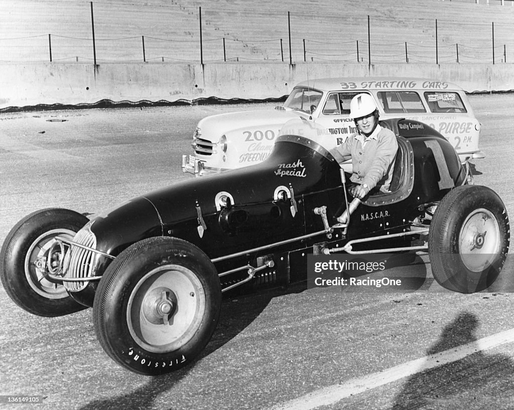 Wally Campbell - Darlington 1952 NASCAR Speedway Division