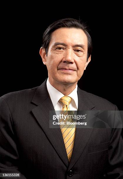 Ma Ying-jeou, Taiwan's president, sits for a photograph at the Presidential Palace in Taipei, Taiwan, on Friday, Dec. 22, 2011. Ma said his...