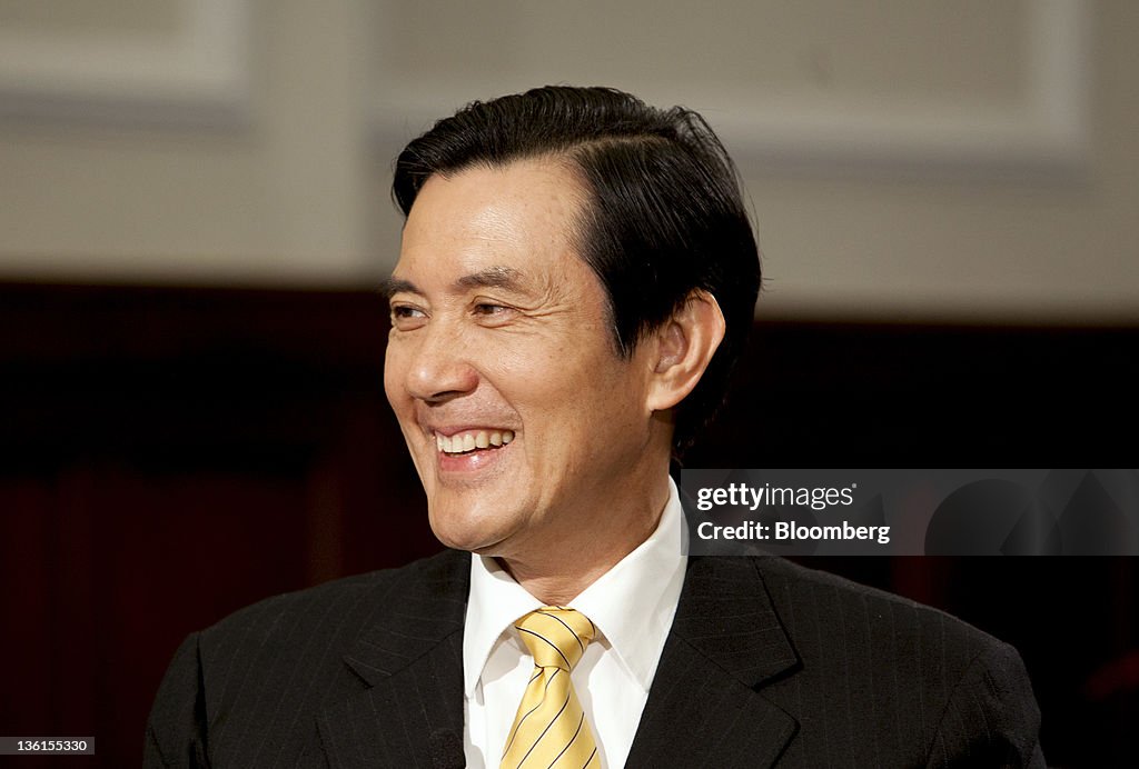 Portrait Of Taiwan President Ma Ying-Jeou