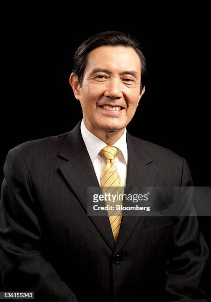 Ma Ying-jeou, Taiwan's president, sits for a photograph at the Presidential Palace in Taipei, Taiwan, on Friday, Dec. 22, 2011. Ma said his...