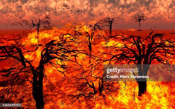 Out Control Fire 12,881 Fire Spreading Stock Photos, High-Res Pictures, and Images ...
