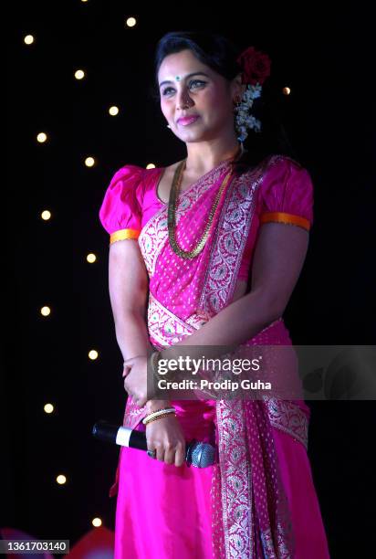 Rani Mukherjee attends the movie 'Aiyyaa' music launch on September 13,2012 in Mumbai, India.