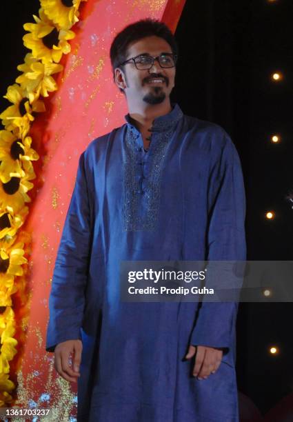 Amit Trivedi attends the movie 'Aiyyaa' music launch on September 13,2012 in Mumbai, India.