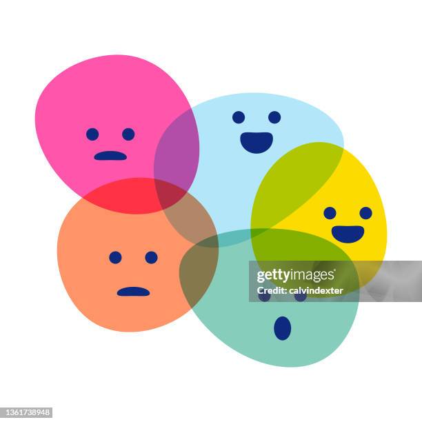 blob emotionen - great depression stock-grafiken, -clipart, -cartoons und -symbole