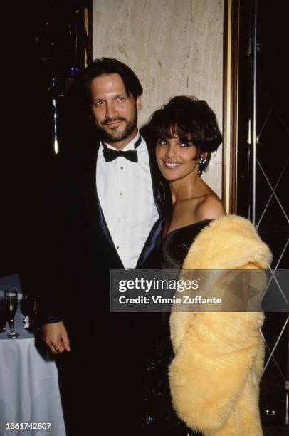 American actor Sam Behrens and his wife, American actress and singer Shari Belafonte attend the 5th Annual California Industry Friends of AIDS...