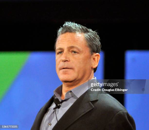 View of American businessman Dan Gilbert during the TEDxDetroit event, Detroit, Michigan, March 7, 2012.