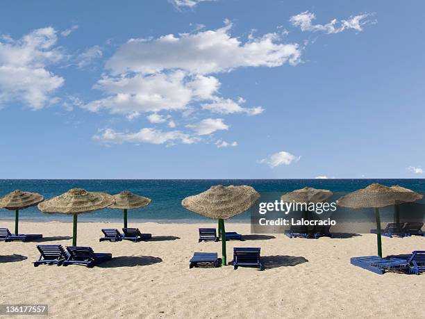 na praia - málaga imagens e fotografias de stock