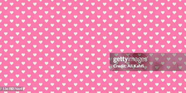 hearts seamless pattern - same day stock illustrations