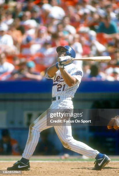 Segui Baseball David Segui of the New York Mets bats during an Major League Baseball ...