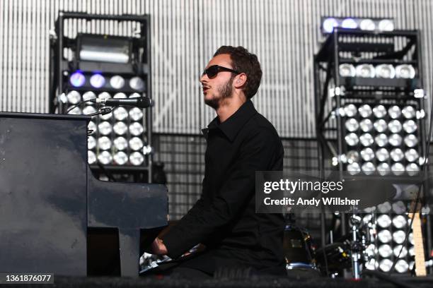 Indie pop band Editors performing at T-In-The Park Festival in 2010