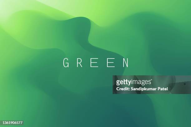 landscape with green mountains. mountainous terrain. abstract nature background. - abstract nature stock illustrations