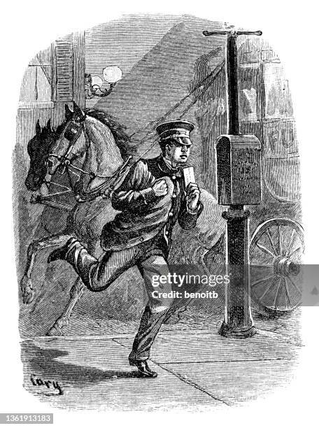 Mail Man Rushing 2,944 Vintage Mail Man Stock Photos, High-Res Pictures, and Images ...