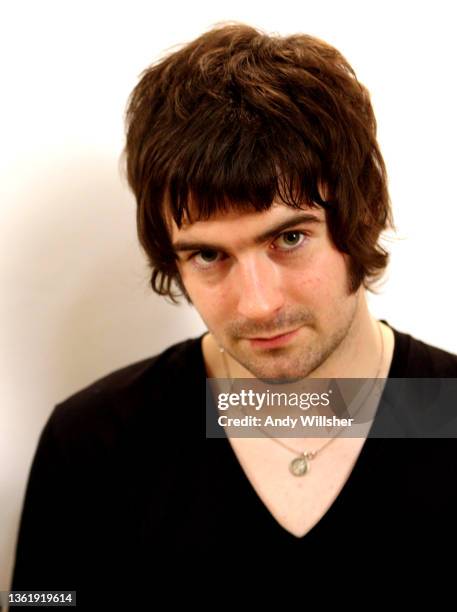 Manchester indie band The Courteeners recording and posed at Olympic Studios in Barnes