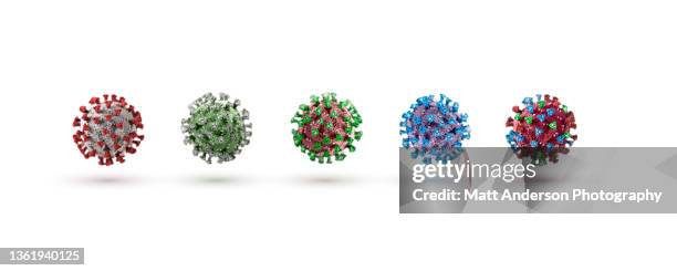 alpha beta gamma delta omicron covid variant concept - covid-19 virus stock pictures, royalty-free photos & images