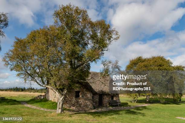 leanach cottage culloden - battlefield 個照片及圖片檔