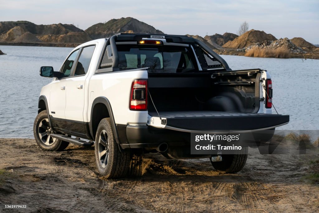 Cargo bed in Ram 1500 pick-up truck
